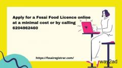 Apply for a Fssai Food Licence online at a minimal cost 