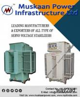 Best Three Phase Air Cooled Servo Stabilizer Manufacturers | Muskaan Power