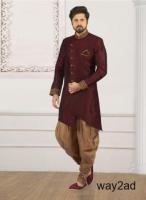 Checkout Woven work style Dhoti Kurta from Mirraw at Huge Discounts