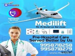 Utilize Reliable ICU Support Air Ambulance Service in Patna at Low-Fare