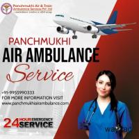 Panchmukhi Air Ambulance Services in Bhubaneswar with Medical Attachments