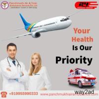 Get Panchmukhi Air Ambulance Services in Guwahati with Medical Tools