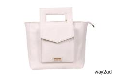 Classic Charm: Women's Crossbody Satchel Bags in White