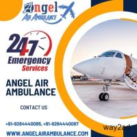 Utilize Angel Air Ambulance Service in Dibrugarh with Full Ventilator Setup 