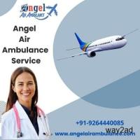Book Top-level Angel Air Ambulance Service in Bagdogra with ICU Setup 
