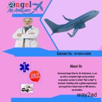 Book Excellent Angel Air Ambulance Service in Bokaro with Medical Equipment 