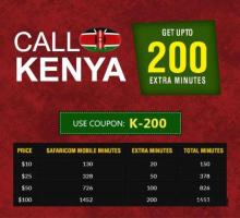 Cheapest Phone Card & Calling Cards to Call Kenya from USA
