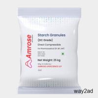 Direct Compression Starch Granules – Now Available in Ahmedabad