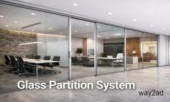 Modern Glass Partition System for Stylish Interiors